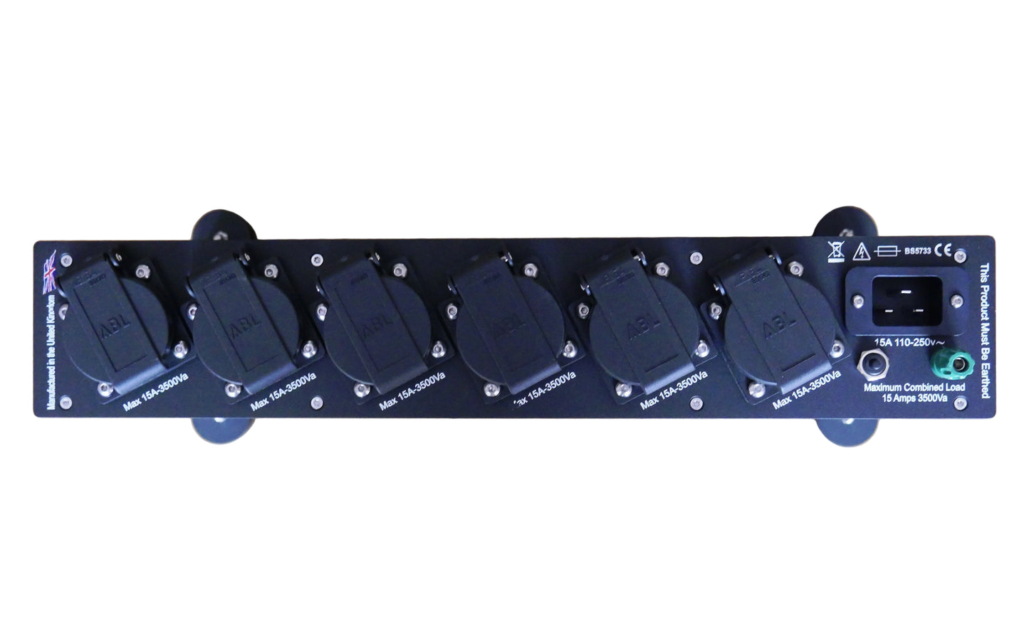 Puritan Audio PSM156 6 Way Studio Master Mains Purifier with Face Down Plate