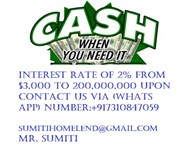 Fast cash offer